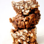 Peanut Butter Puffed Wheat Squares | occasionallyeggs.com