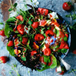 Summer Salad with Strawberry Vinaigrette | occasionallyeggs.com