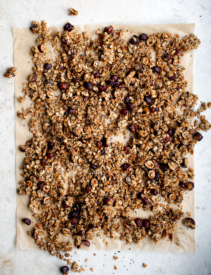 Vegan Cinnamon Hazelnut Granola Occasionally Eggs