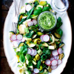 Spring Greens Salad with Wild Garlic | occasionallyeggs.com