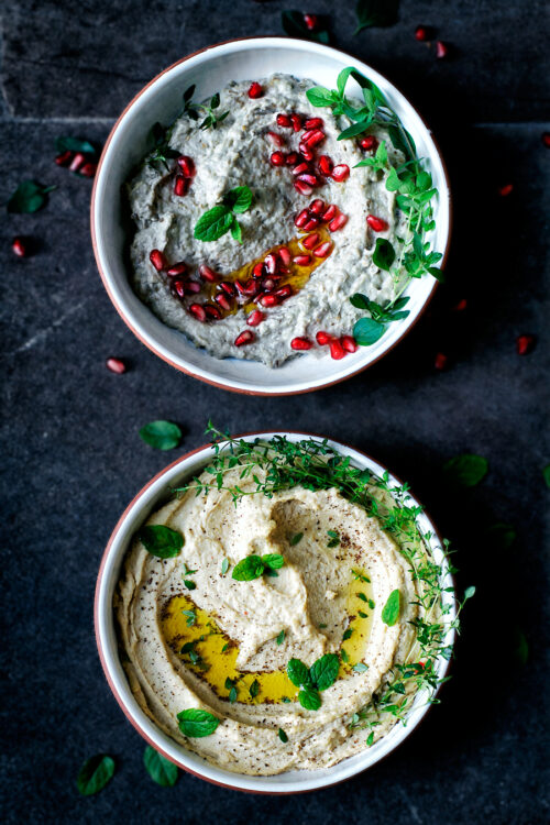 Lebanese Hummus & Baba Ghanoush | occasionallyeggs.com