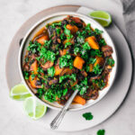 Winter Black Bean and Pumpkin Chili | occasionallyeggs.com #winterfood #veganrecipes #healthy