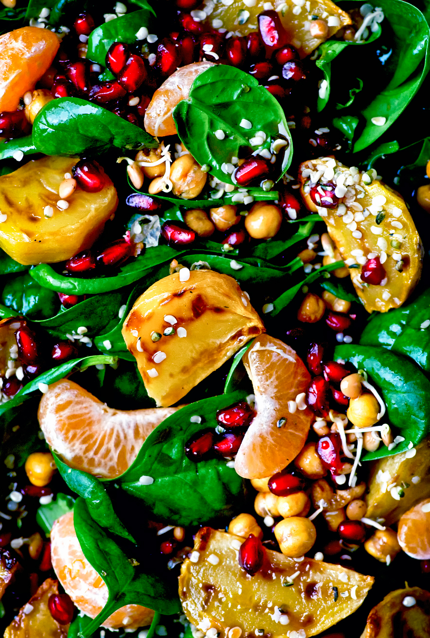 Winter Salad with Beets, Orange, and Pomegranate  Occasionally Eggs