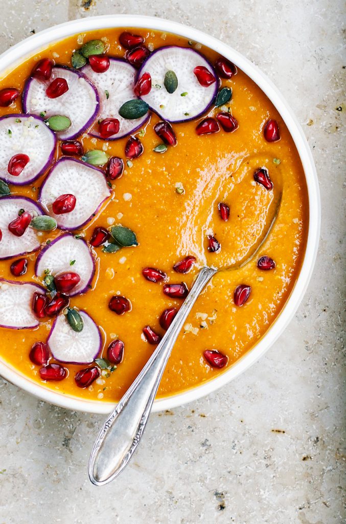 Creamy Sweet Potato Coconut Milk Soup Occasionally Eggs