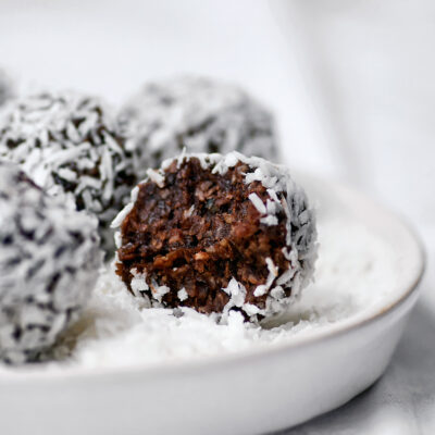 Chocolate Coconut Bliss Balls | occasionallyeggs.com