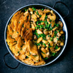 Vegan Potato Pea Curry with Dosa | occasionallyeggs.com