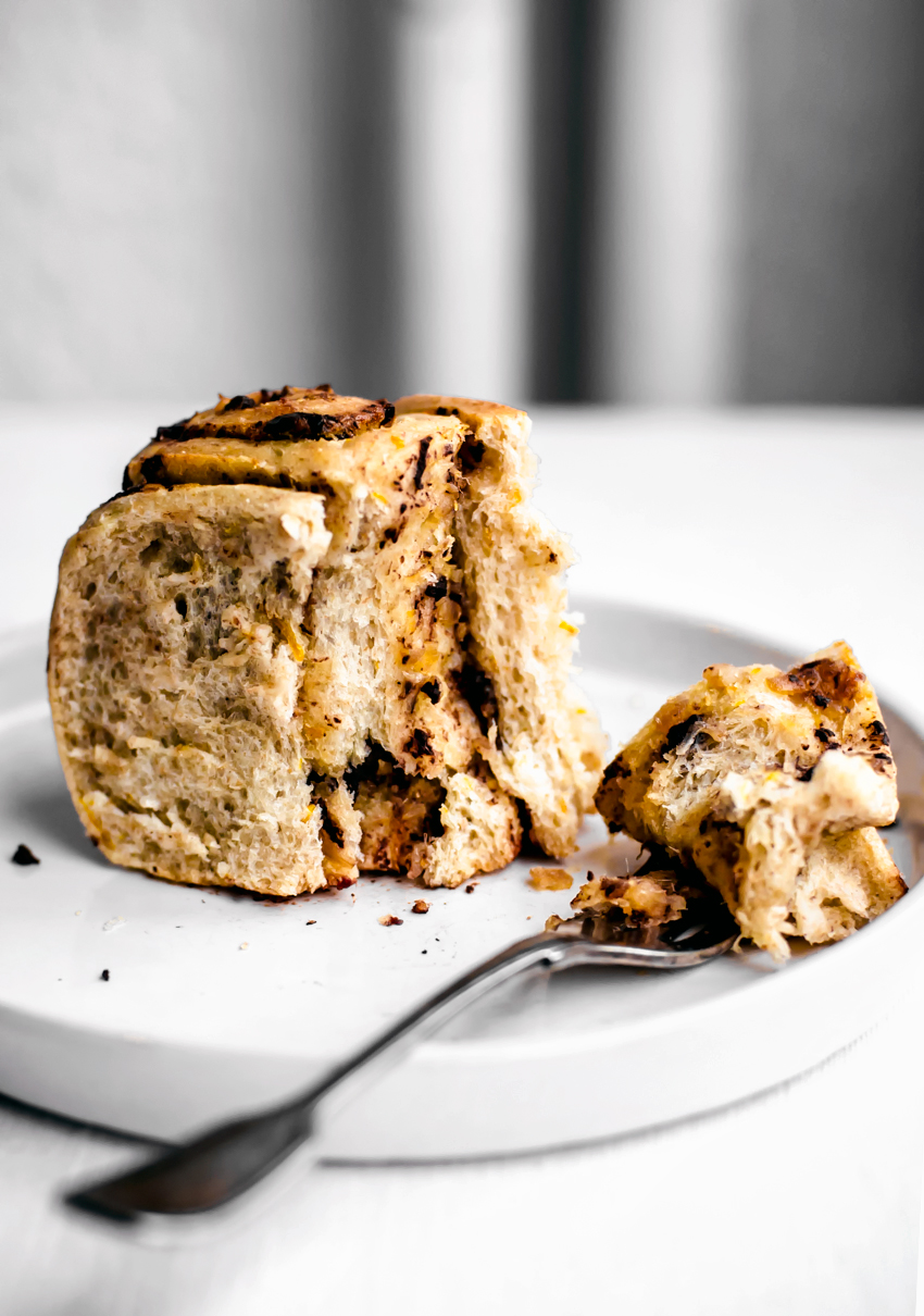 Chocolate, Orange, and Date Cinnamon Buns Occasionally Eggs