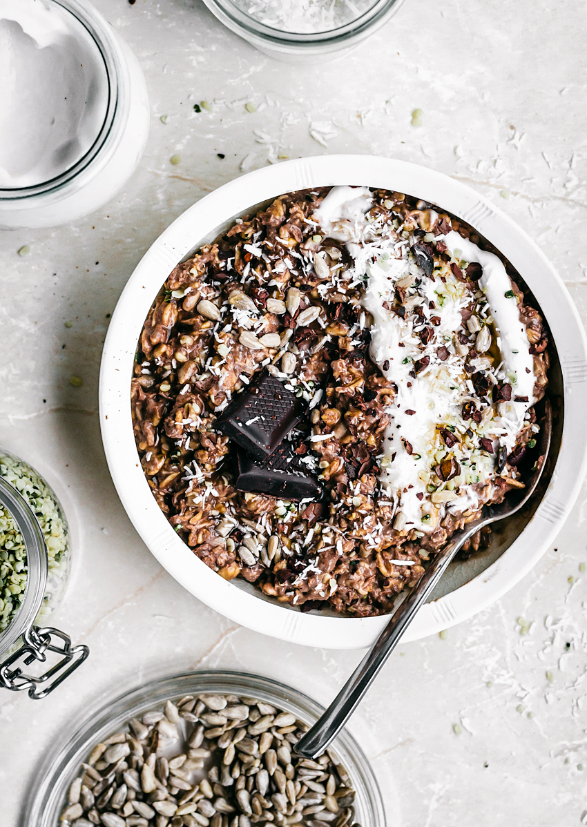 Chocolate Coconut Overnight Oats Occasionally Eggs