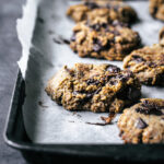 Vegan Almond and Rye Chocolate Chip Cookies | occasionallyeggs.com