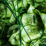 Vegan Cucumber Salad with Dill and Chives | occasionallyeggs.com