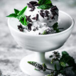 Vegan Mint Chocolate Chip Ice Cream | occasionallyeggs.com