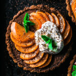 Vegan Chocolate Tarts with Apricots | occasionallyeggs.com