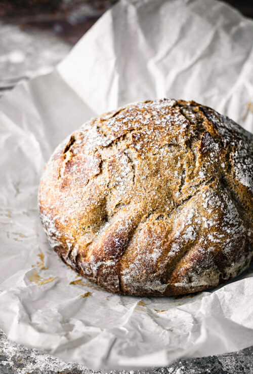 Easy Overnight Spelt Rye Bread | occasionallyeggs.com