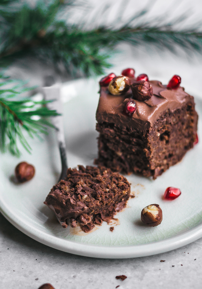 Vegan Chocolate Hazelnut Cake with Chocolate Ganache Occasionally Eggs