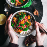 Moroccan Chickpea, Sweet Potato, and Kale Stew | occasionallyeggs.com