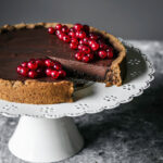 Chocolate Hazelnut Tart | occasionallyeggs.com #veganrecipes #glutenfree