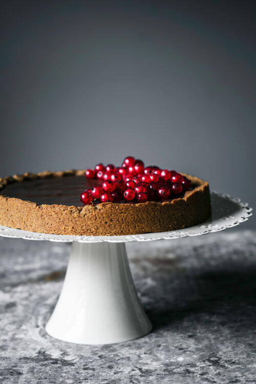 Chocolate Hazelnut Tart | occasionallyeggs.com #veganrecipes #glutenfree