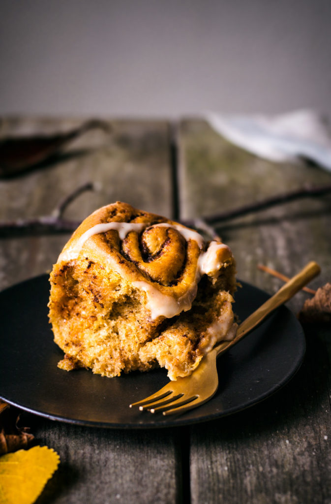 Vegan Pumpkin Cinnamon Rolls Occasionally Eggs