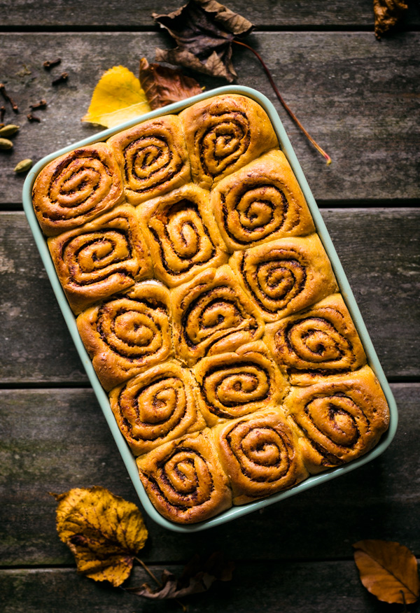 Vegan Pumpkin Cinnamon Rolls Occasionally Eggs