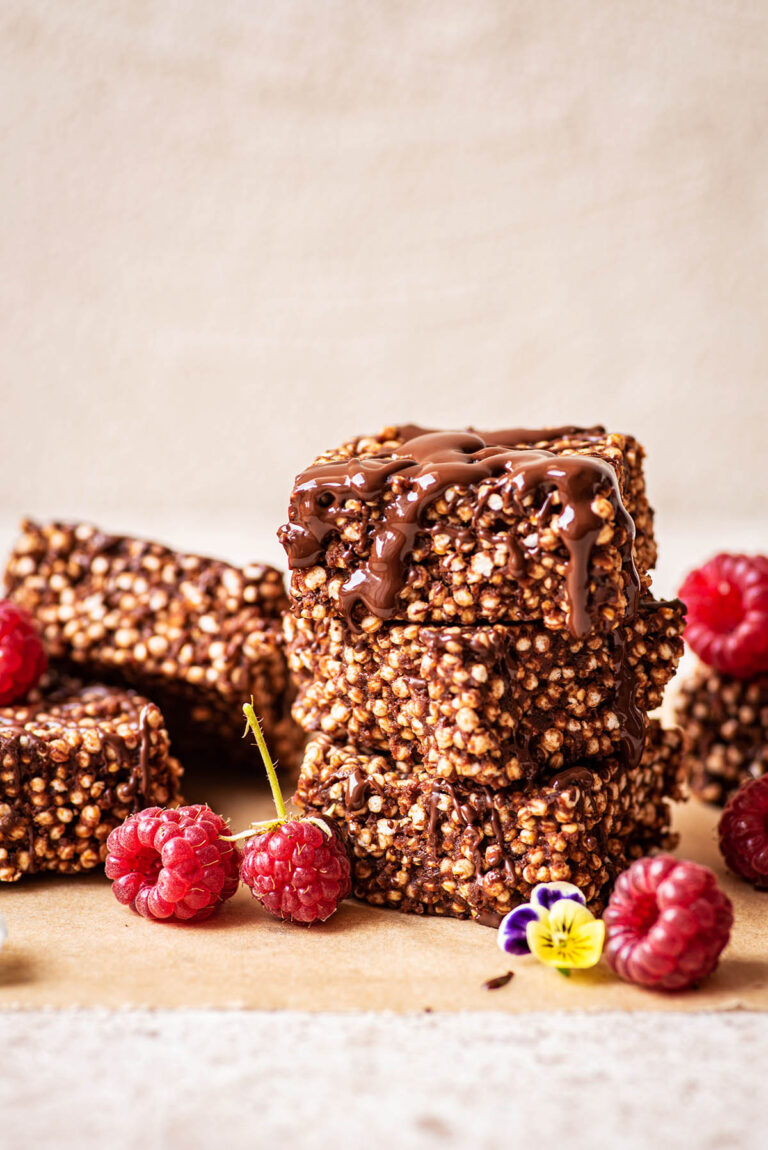 Chocolate Puffed Quinoa Bars Occasionally Eggs