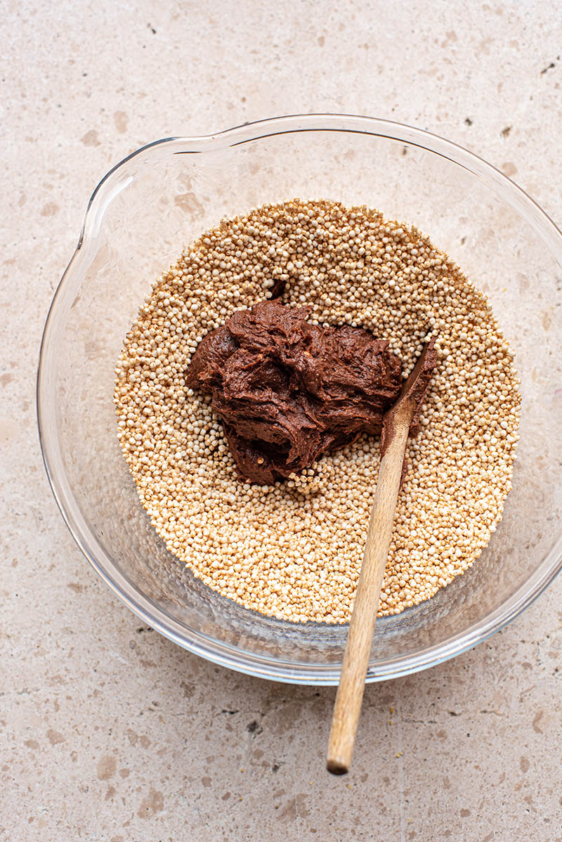 Chocolate Puffed Quinoa Bars Occasionally Eggs