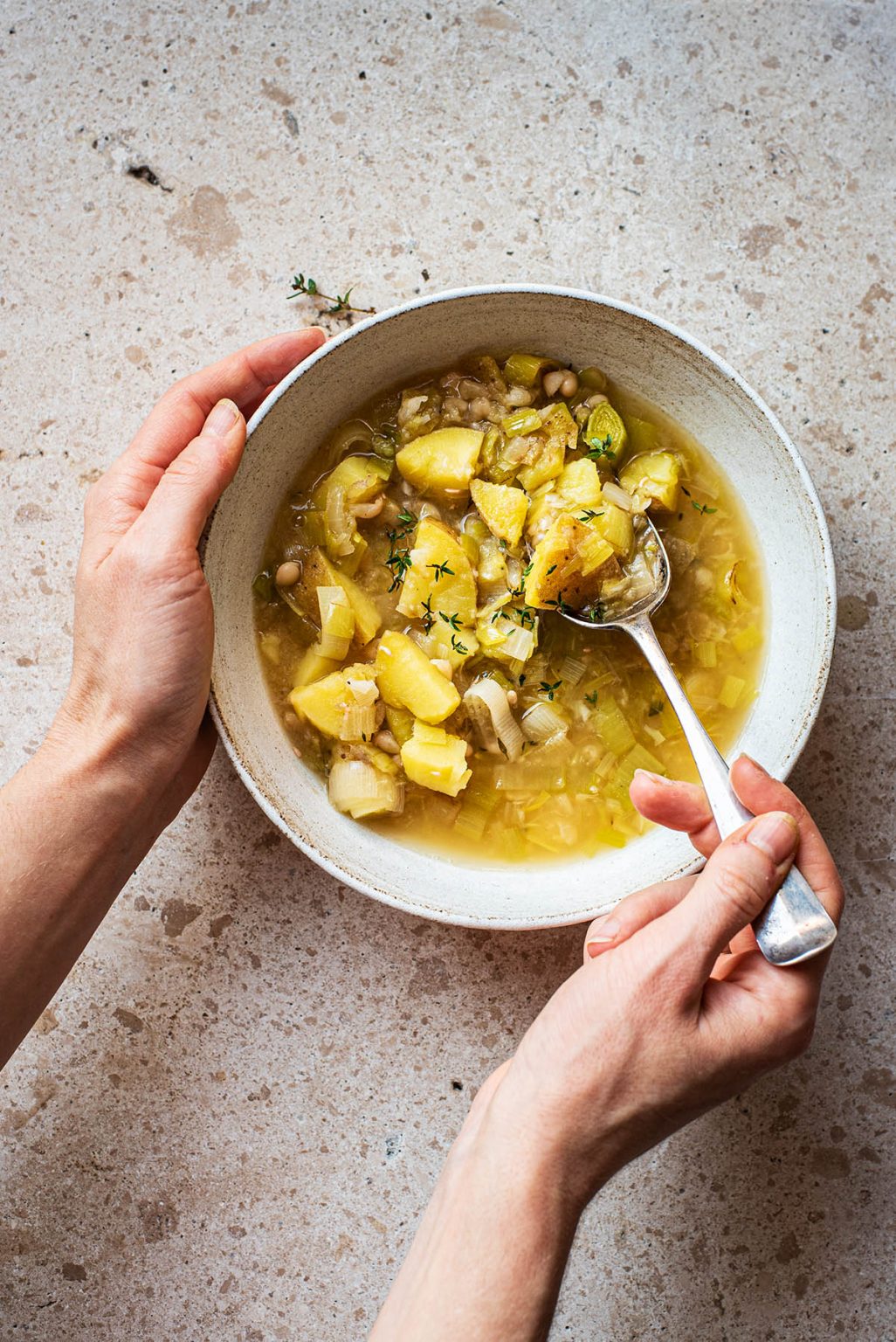 Potato Leek Soup with Lemon Occasionally Eggs