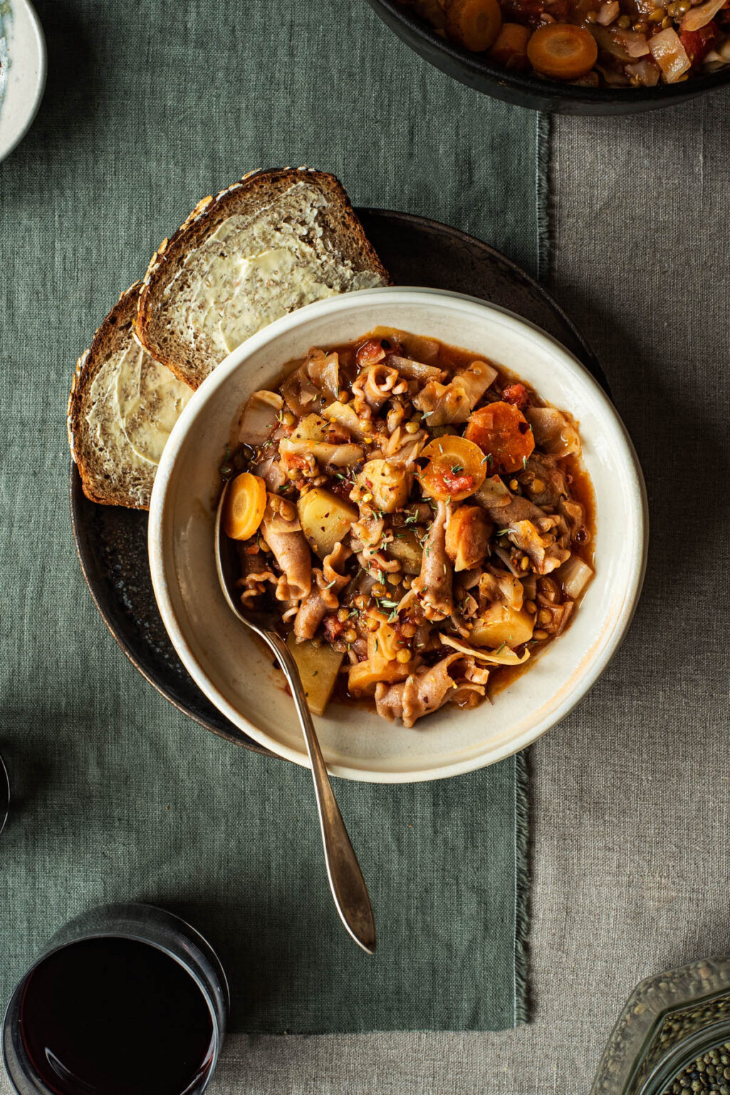 Cabbage Lentil Soup Occasionally Eggs