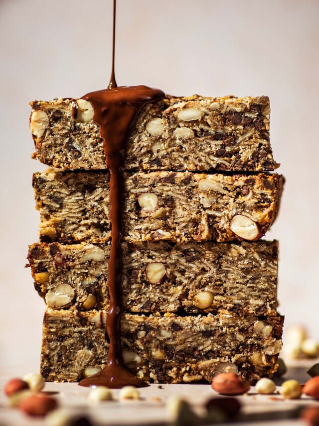 Chocolate Peanut Butter Granola Bars Occasionally Eggs