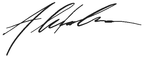 Alexandra, handwritten.